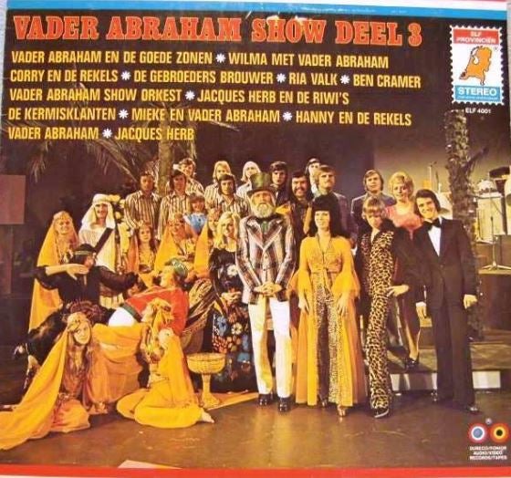 Various - Vader Abraham Show Deel 3 (LP) (B-Keus) Vinyl LP Vinyl Redelijk / Hoes Goed