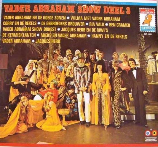 Various - Vader Abraham Show Deel 3 (LP) (B-Keus) Vinyl LP Vinyl Redelijk / Hoes Goed