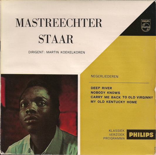 Mastreechter Staar - Negerliederen 38028 Vinyl Singles EP Goede Staat