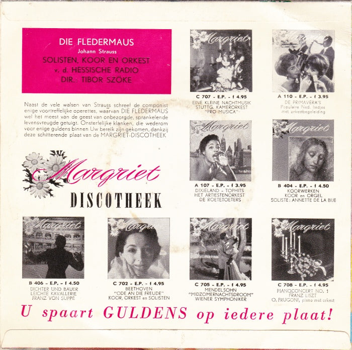Johann Strauss Jr. - Die Fledermaus Vinyl Singles Vinyl Very Good (VG) <br> Hoes Good Plus (G+)