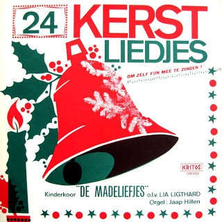 Kinderkoor De Madeliefjes - ** Kerstliedjes (LP) Vinyl LP Vinyl Very Good (VG) <br> Hoes Good Plus (G+)