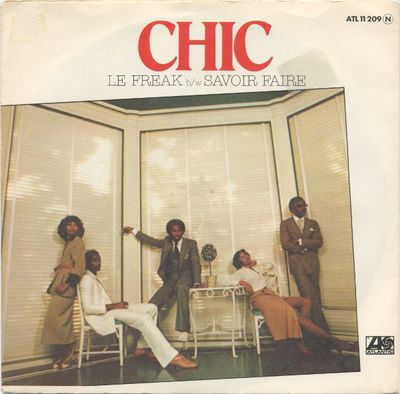 Chic - Le Freak b Vinyl Zeer Goed / Hoesje Goed "VINYLSINGLES.NL"