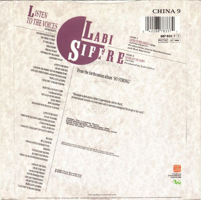 Labi Siffre - Listen To The Voices Vinyl Singles