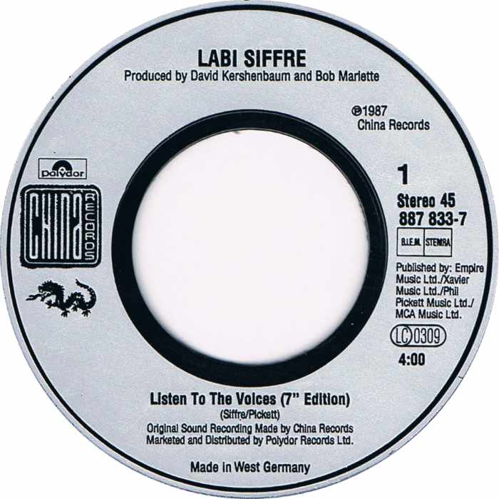 Labi Siffre - Listen To The Voices Vinyl Singles