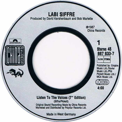 Labi Siffre - Listen To The Voices Vinyl Singles