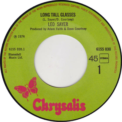 Leo Sayer - Long Tall Glasses (B) 33125 Vinyl Singles VINYLSINGLES.NL