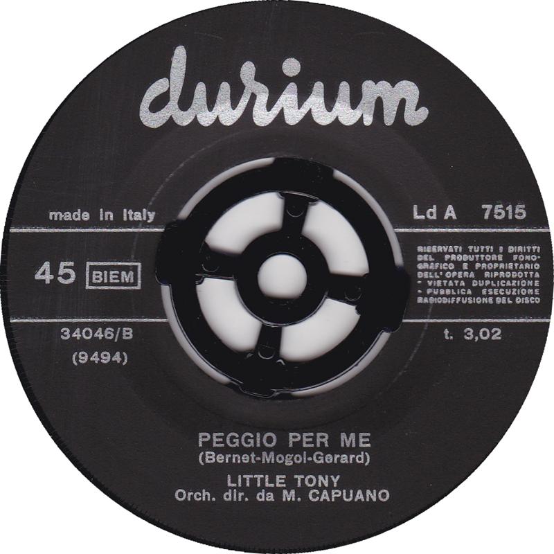 Little Tony - Peggio Per Me