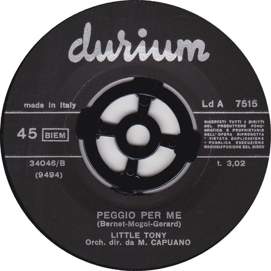 Little Tony - Peggio Per Me