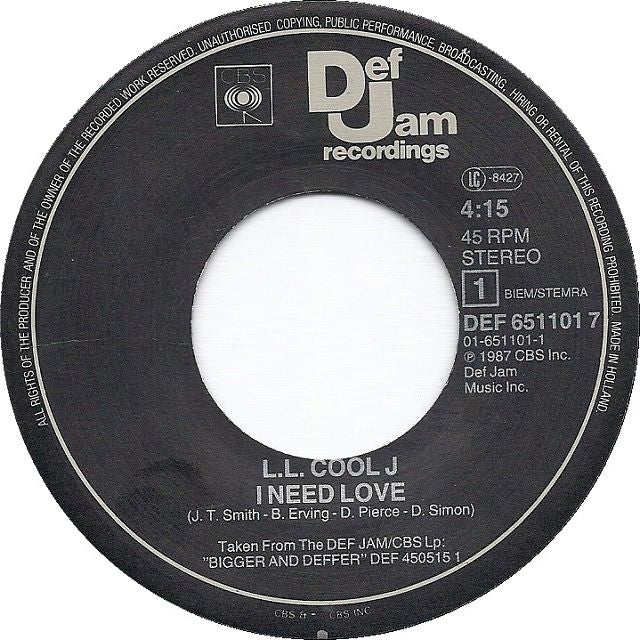L.L. Cool J - I Need Love