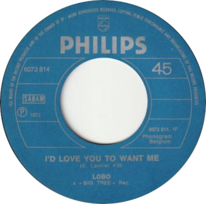 Lobo  - I'd Love You To Want Me