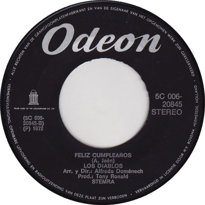 Los Diablos - Oh,Oh,July Vinyl Singles Vinyl Very Good (VG) <br> Hoes Generic