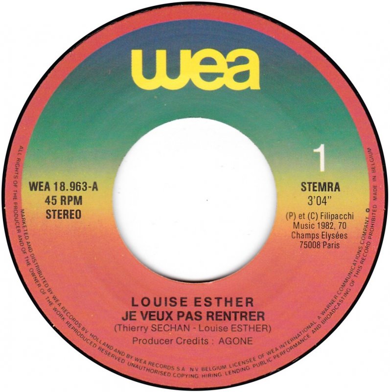 Louise Esther - Je Veux Pas Rentrer