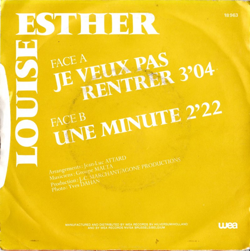Louise Esther - Je Veux Pas Rentrer