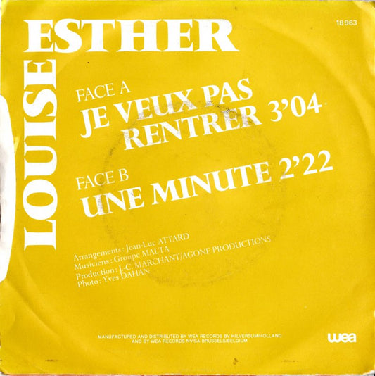 Louise Esther - Je Veux Pas Rentrer