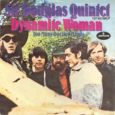 Sir Douglas Quintet - Dynamite Woman Vinyl Singles Vinyl Zeer Goed / Hoesje Goed "VINYLSINGLES.NL"