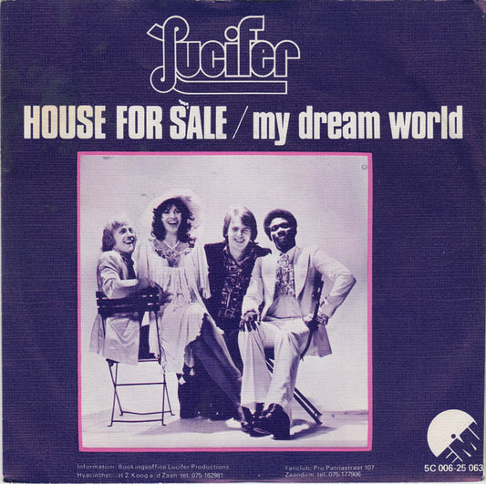 Lucifer - House For Sale Vinyl Singles Vinyl Very Good (VG) <br> Hoes Good Plus (G+)