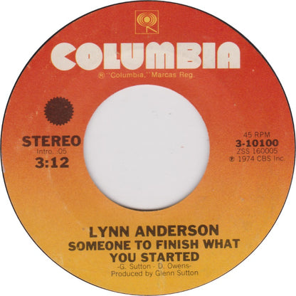 Lynn Anderson - He Turns It Into Love Again Vinyl Singles Vinyl Zeer Goed / Hoesje Generic "VINYLSINGLES.NL"