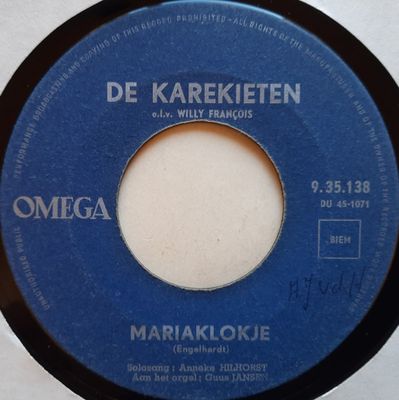 Kinderkoor De Karekieten - Mariaklokje Vinyl Singles Vinyl (VG) <br> Hoes Generic