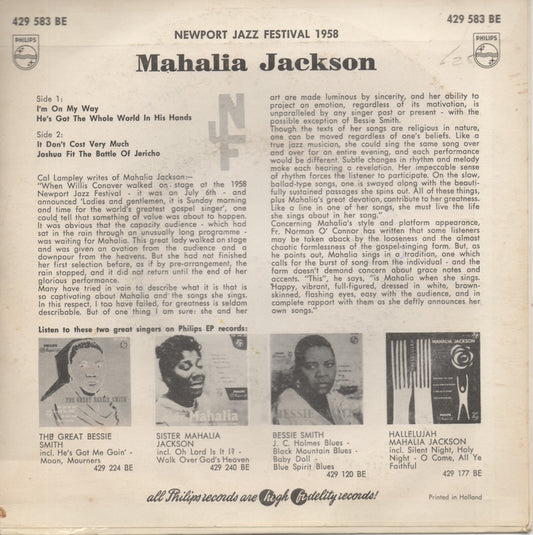 Mahalia Jackson - Newport Jazz Festival