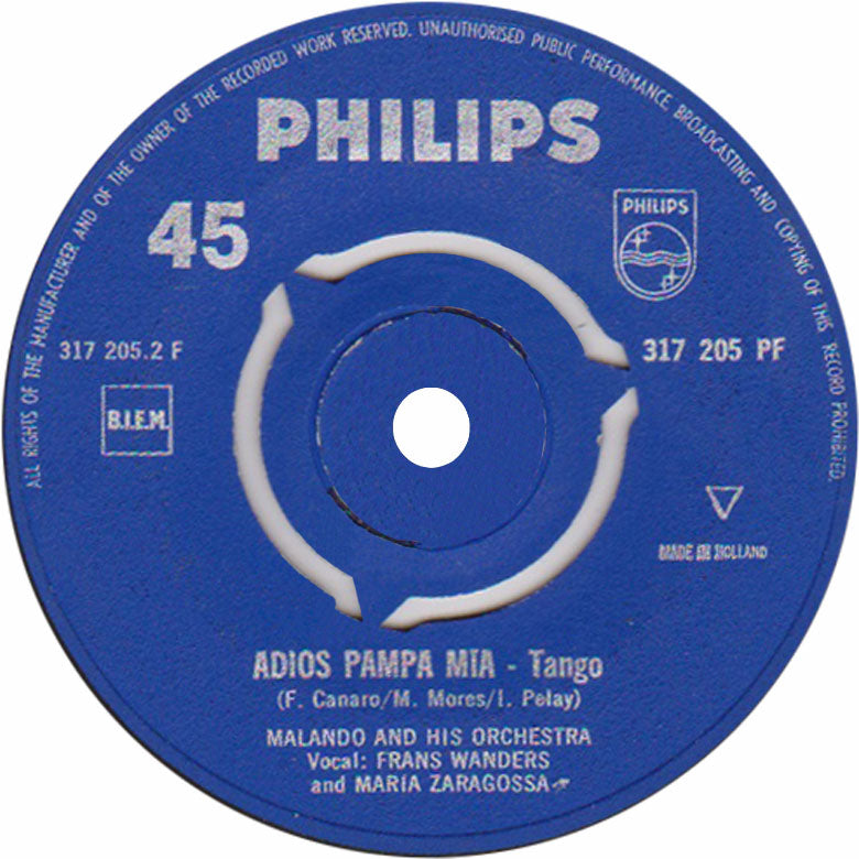 Malando And His Tango Orchestra - Love In Syncopa Vinyl Singles Vinyl Very Good (VG) <br> Hoes Generic