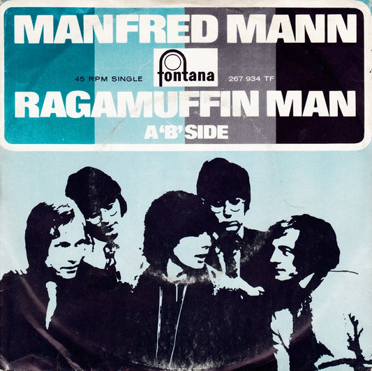 Manfred Mann - Ragamuffin Man Vinyl Singles Vinyl Very Good (VG) <br> Hoes Good Plus (G+)