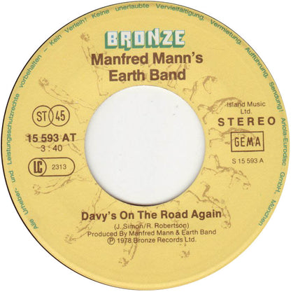 Manfred Mann's Earth Band - Davy's On The Road Again