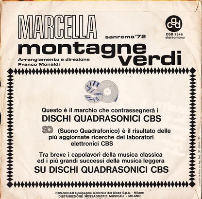 Marcella Bella - Montagne Verdi