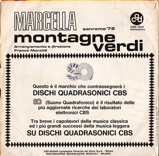 Marcella Bella - Montagne Verdi