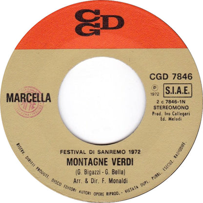 Marcella Bella - Montagne Verdi