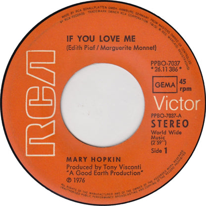 Mary Hopkin - If You Love Me