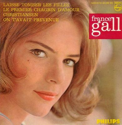 France Gall - Laisse Tomber Les Filles (4e Série) Vinyl Singles Vinyl (VG) <br> Hoes (G+)