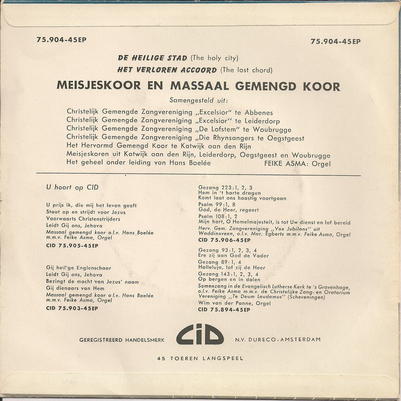 Meisjeskoor - De Heilige Stad