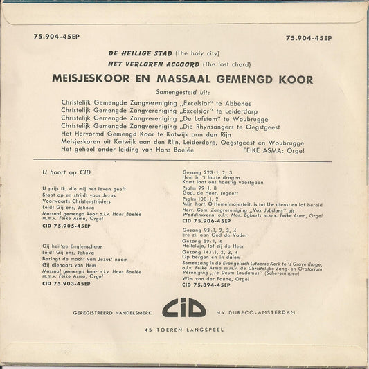 Meisjeskoor - De Heilige Stad