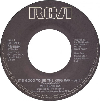 Mel Brooks - It's Good To Be The King Rap Part 1 & 2