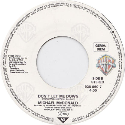 Michael McDonald - No Lookin' Back Vinyl Singles