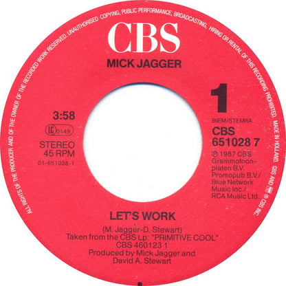 Mick Jagger - Let's Work