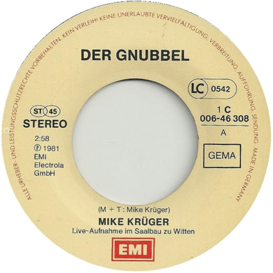 Mike Krüger - Der Gnubbel