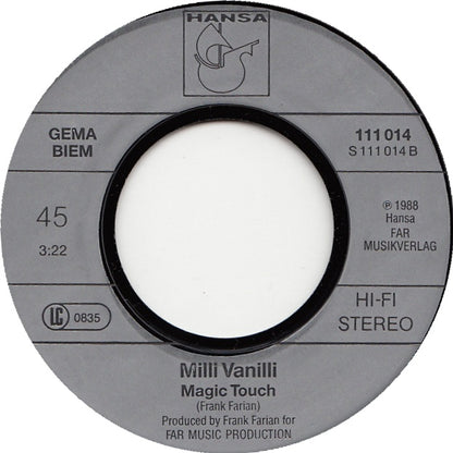 Milli Vanilli - Girl You Know It's True