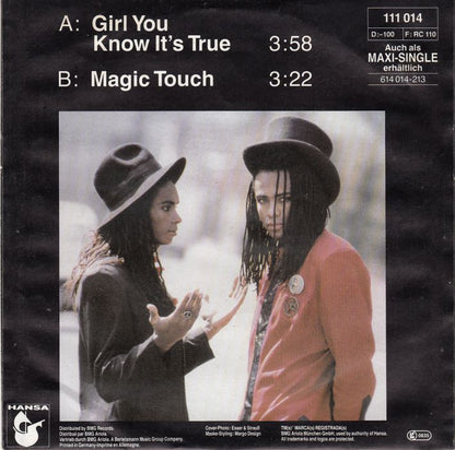 Milli Vanilli - Girl You Know It's True