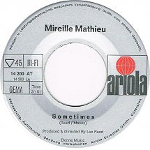 Mireille Mathieu - Sometimes