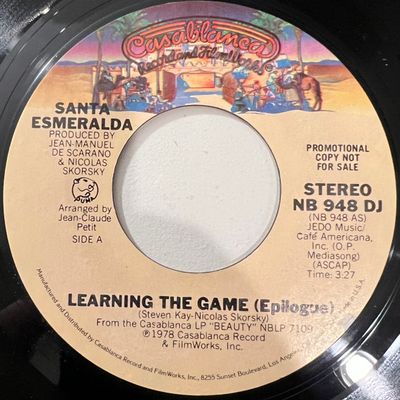 Santa Esmeralda - Learning The Game (Epilogue) Vinyl Singles Vinyl (VG) <br> Hoes Generic