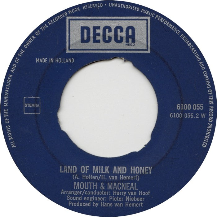 Mouth & MacNeal - How Do You Do Vinyl Singles Media VG+ / Sleeve Generic