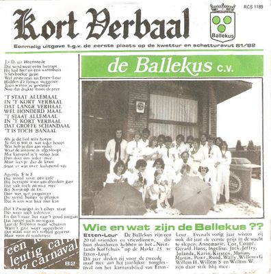 Ballekus - Kort Verbaal