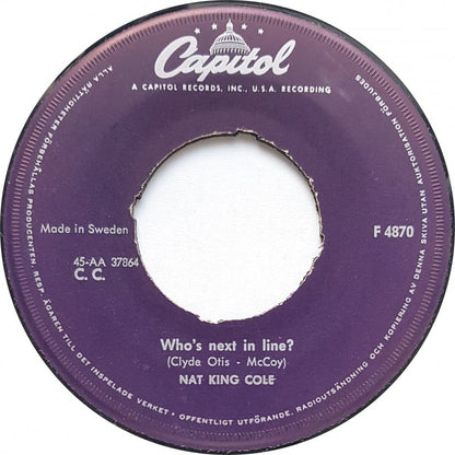 Nat King Cole - Dear Lonely Hearts Vinyl Singles Vinyl Goed / Hoes Generic