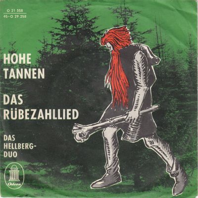 Das Hellberg-Duo - Hohe Tannen - Das Rübezahllied Vinyl Singles Media: VG <br> Hoes: G+