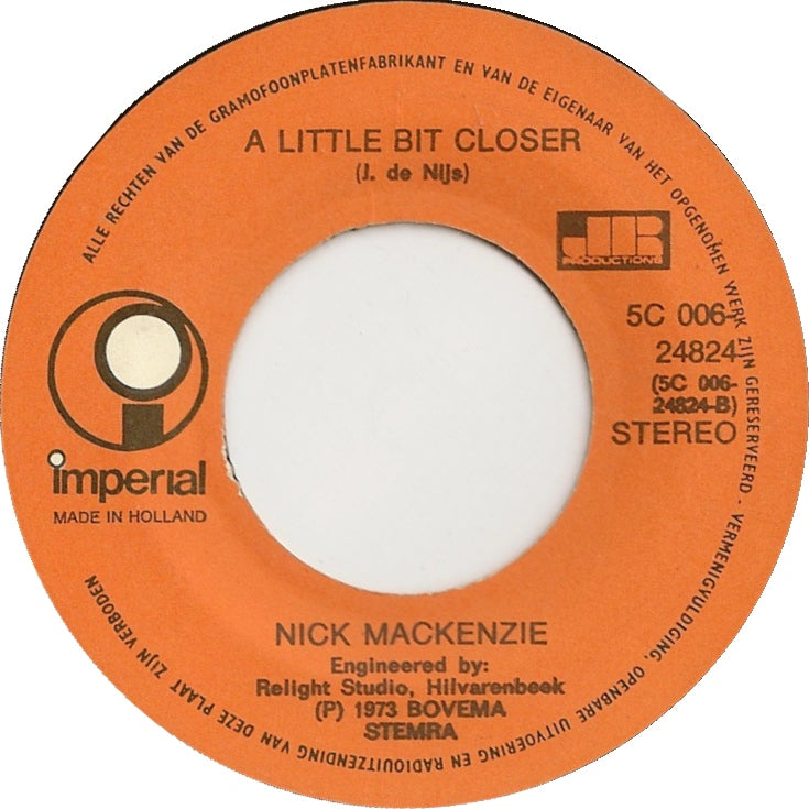 Nick MacKenzie - One Is One 14721 01869 26504 13453 37366 Vinyl Singles Hoes: Generic