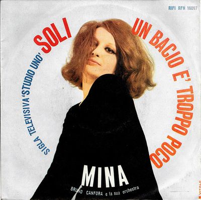 Mina - Soli Vinyl Singles Vinyl (VG) <br> Hoes (G+)