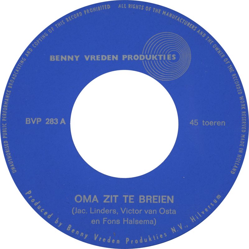 Benny Vreden - Oma Zit Te Breien