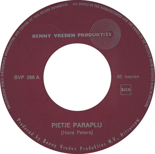 Benny Vreden - Pietje Paraplu