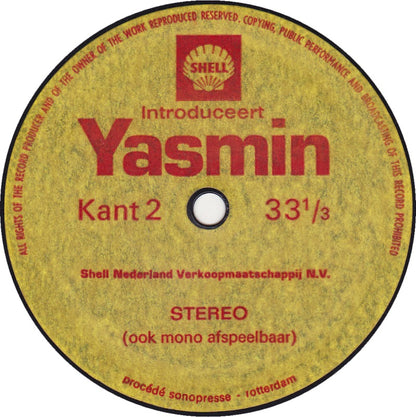 No Artist - Yasmin Stereo Testplaat (Flexi-disc) 36853 Vinyl Singles Goede Staat